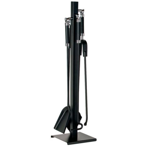 Serviteur de cheminée noir Reignoux - 2 coloris