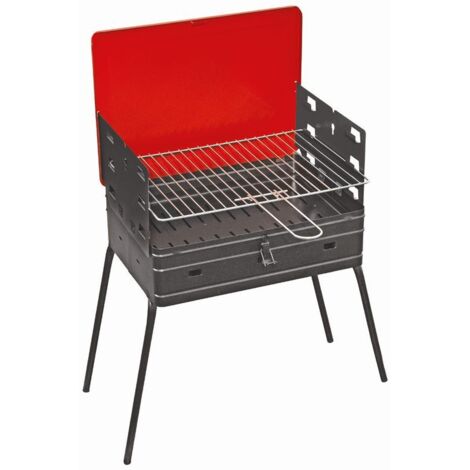 Barbecue en acier valise pique-nique cm 40x30x72h Made in Italy