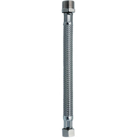 Tube flexible en caoutchouc DN10 3/8"M-3/8"FL 30 CM lavabo salle de bain