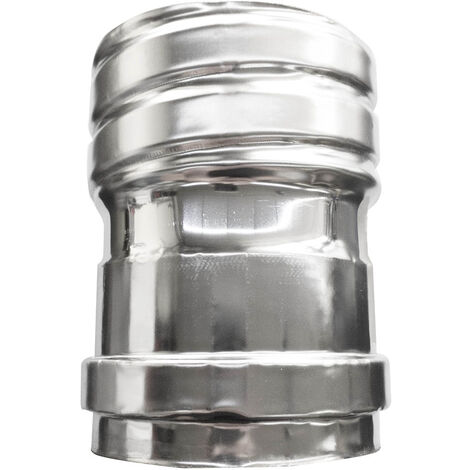 MBM – Raccord femelle flexible/rigide DN100 pour conduit de fumée – Acier inoxydable – Résistant à la chaleur – Installation facile