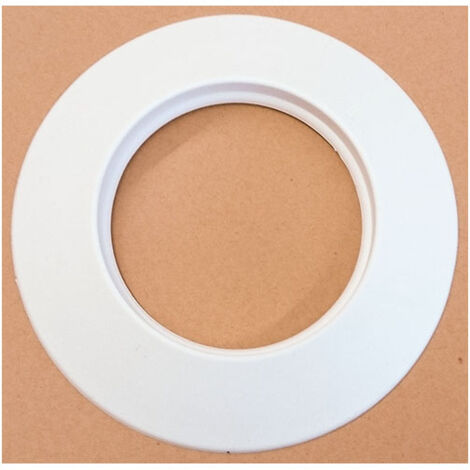 MBM – Rosace en silicone blanche DN 100 mm – Diamètre externe 170 mm – Conduit cheminée pellets – Collier pour fumisterie