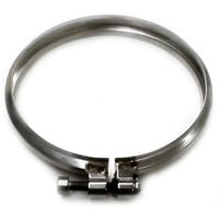 combustion dn 080 conduit de fumée de la pince de verrouillage 316 en acier inoxydable INOX