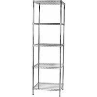 Archimede étagère métallique etagère 5 tablettes cm 61 x 61 x h. 200 cuisine salle de bains garage placard