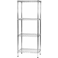 Archimede étagère métallique etagère 4 tablettes cm 46 x 61 x h. 160 cuisine salle de bains garage placard