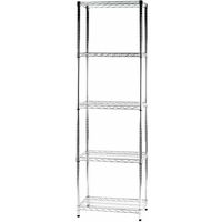 Archimede étagère métallique etagère 5 tablettes cm 36 x 61 x h. 200 cuisine salle de bains garage placard