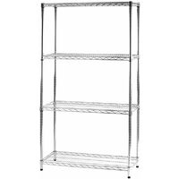 Archimede étagère métallique etagère 4 tablettes cm 36 x 91 x h. 168 cuisine salle de bains garage placard
