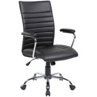 Chaise à Roulettes - Fauteuil de Bureau Gris