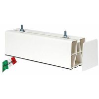 BASE DE SOL BLANCHE BI-EXTRUDÉE + CAPUCHONS 450 mm 2 PCS vecamco