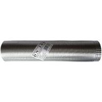 Conduit flexible aluminium extensible noir 60mm 0,5 à 1,5 mt