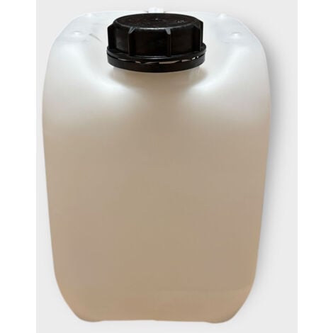 Lot de 5 x Jerrican Bidon Plastique 10 L Litres avec Bouchon Étanche et 1 Robinet Verseur