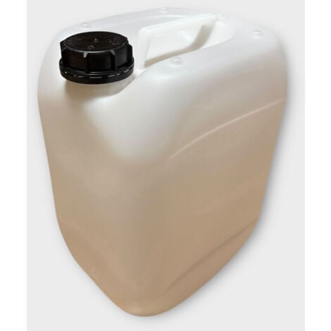 Lot de 5 x Jerrican Bidon Plastique 10 L Litres avec Bouchon Étanche et 1 Robinet Verseur