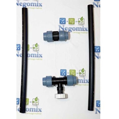 Kit horizontal de raccordement  pour cuve supplémentaire