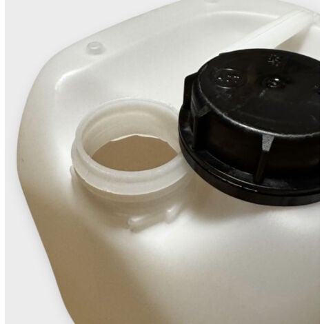 Lot de 3x Bidon Jerrican Plastique 30 Litres Blanc