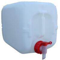 2 Robinets Pour Bidon DIN 61 - Pour Bidons De 15 à 60 Litres (blanc Et Rouge)
