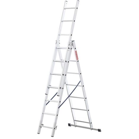 Échelle Multifonction en Aluminium 3x7 Marches, 3-en-1