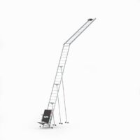 Baulich – Treuil électrique de toiture 115 kg – Longueur levée 12 m – Vitesse 7 m/min – Alimentation 230V – Moteur 1050W avec télécommande