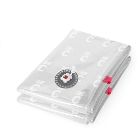 Sac de rangement sous-vide COMPACTOR transparent H.130 x l.80 x P.1 cm (1/7)