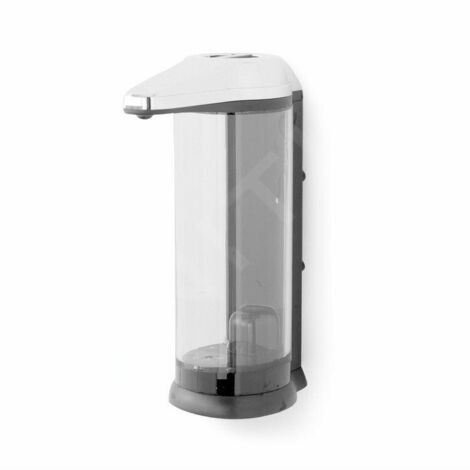 Compactor Clever - Distributeur de savon liquide sans contact, 510 ml, plastique noir/chrome RAN6026 (1/5)