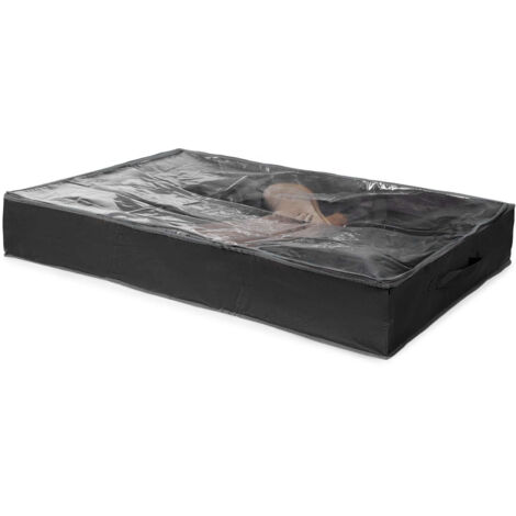 Housse de rangement pour 3 paires de bottes - COMPACTOR - 90 x 60 x H.15 CM - Anthracite (1/5)