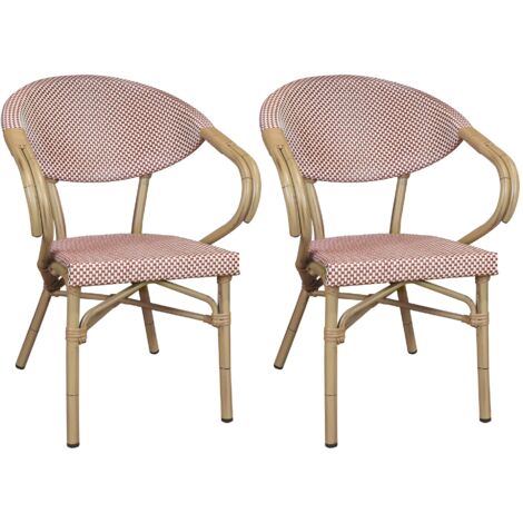 Lot de 2 fauteuils de table en textilène (1/5)