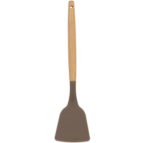 Spatule en silicone et manche en bois, ELIOTT (1/3)