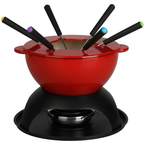 Service à Fondue en Fonte, Belgique, 1970s en vente sur