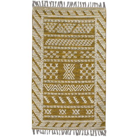 Tapis en laine et coton (1/4)