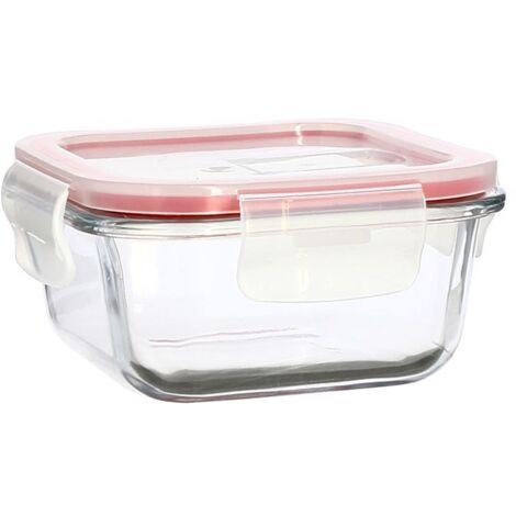 Boîte hermétique carré en verre 310ml, CLÉMENTINE (1/5)