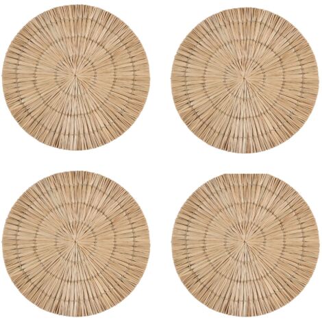Lot de 4 set de table en raphia (1/5)