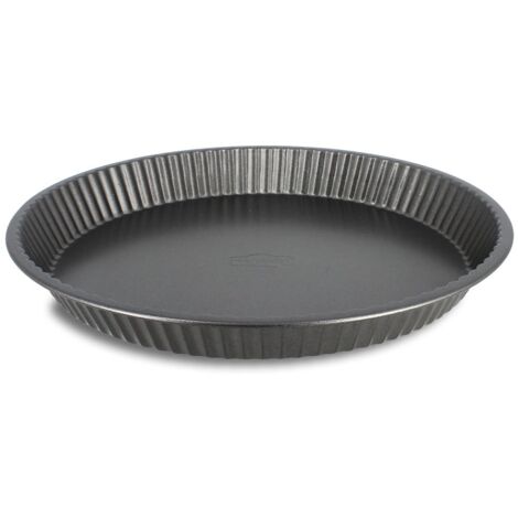 Moule à tarte en acier carbone 28cm, AMANDINE (1/4)