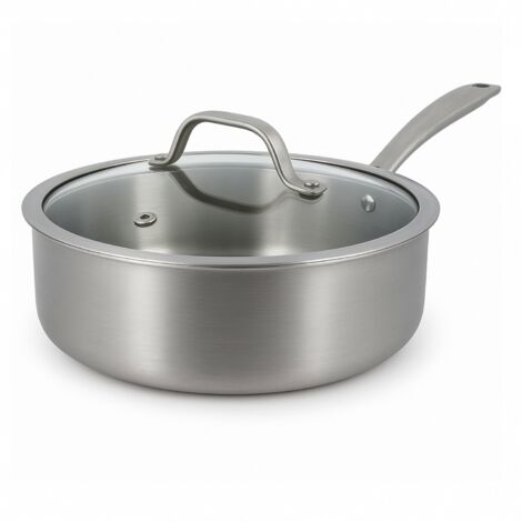 Sauteuse en acier inoxydable 24cm, TRIPLY (1/2)
