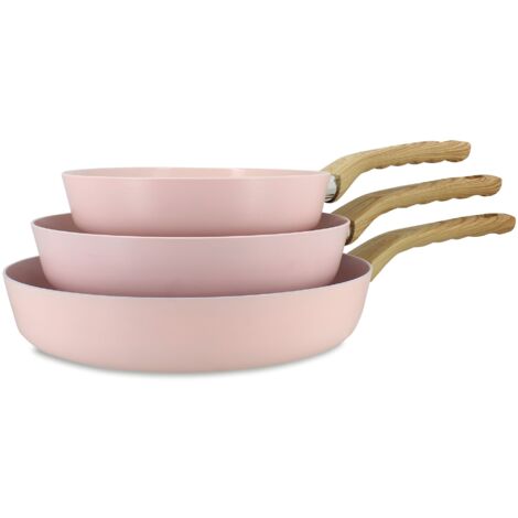 Set de 3 poêles en aluminium, COLORAMA