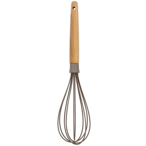 Fouet en silicone et manche en bois, ELIOTT (1/3)