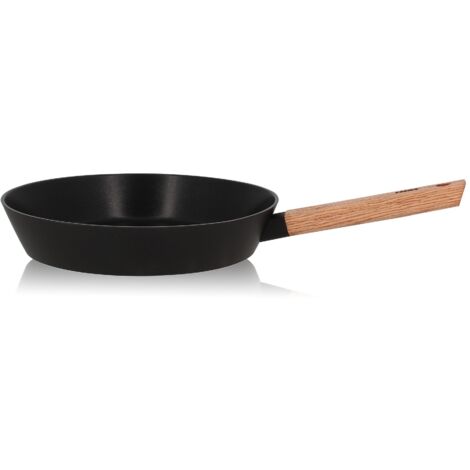 Poêle en aluminium et poignée en bois 28cm, ECTOR (1/5)