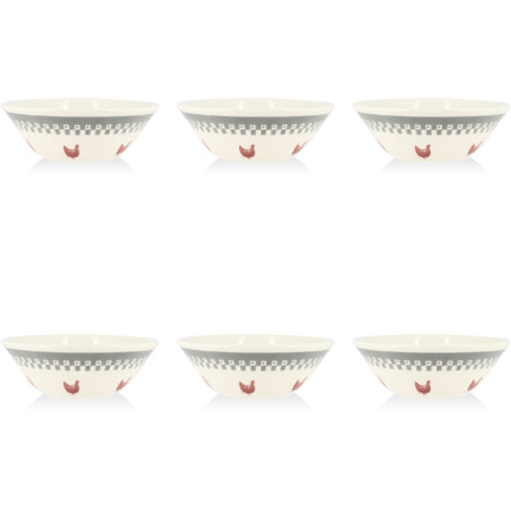 Lot De 6 Coupelles Fragonard Parfumeur - Motif RESOLUTION, Céramique, Bon état