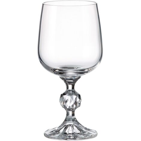 Lot de 3 verres à pied en cristallin 23cl, MATIGNON