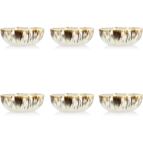 Lot de 6 coupelles en porcelaine 16cm, MAKA (1/4)