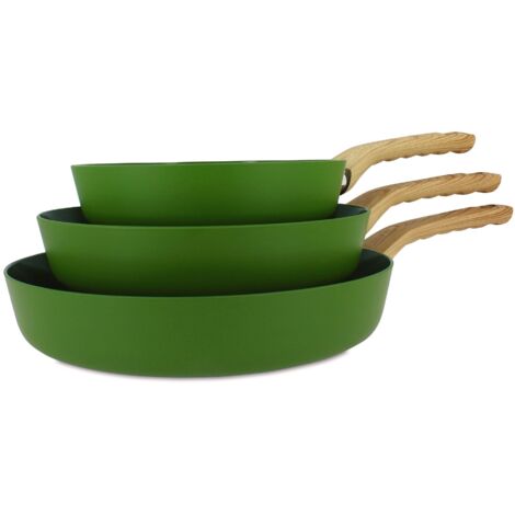 Set de 3 poêles en aluminium, COLORAMA