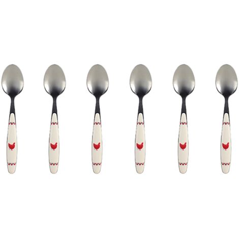 Lot de 6 cuillères à café 15cm, GALLINA
