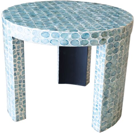 Table basse en coquille de Capiz, SOLNA (1/5)