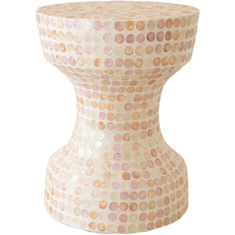 Meuble d'appoint en coquille de Capiz 45cm, ELORA (1/5)