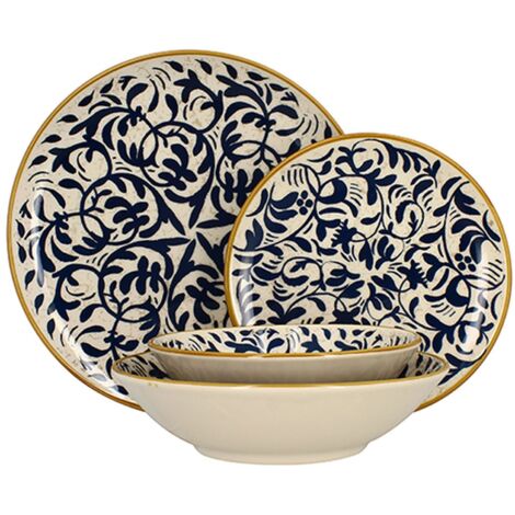Lot de 48 assiettes en porcelaine, HERACLEE (1/4)