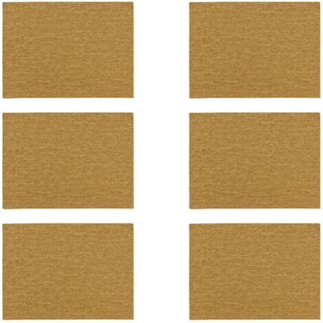 Lot de 6 sets de table effet cuir tressé, ICA (1/2)