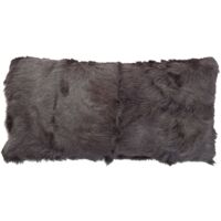 Coussin en poils de chèvre frisés