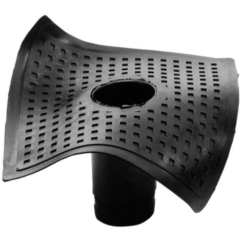 Bride goulotte de toit – Siphon plat Ø 80 mm – Caoutchouc EPDM – Haute résistance à la flamme – Adaptable à tous types d’évacuation (1/2)
