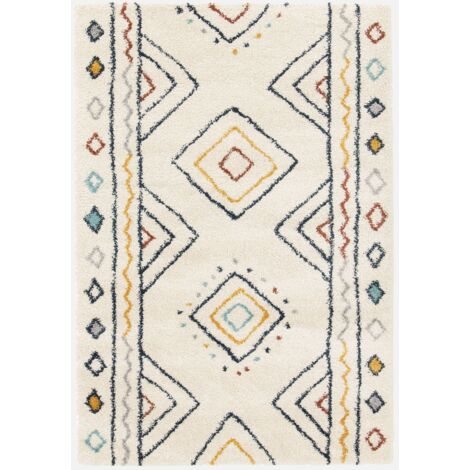 Alfombra interior diseño bereber multicolor (1/5)