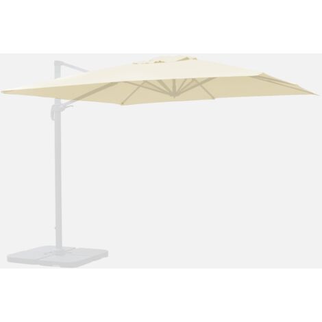 Lona de 3x3m sombrilla cuadrada desplazada
