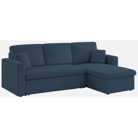 Sofá cama de pana, 3 plazas