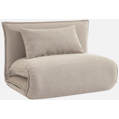 Sillón convertible en borreguito de 1 plaza