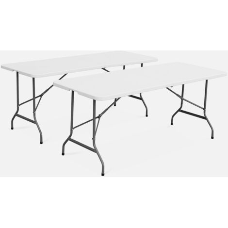 Mesas plegables portátiles para eventos, set de 2